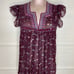 Ulla Johson Silk Floral Sheer Top Sz 4