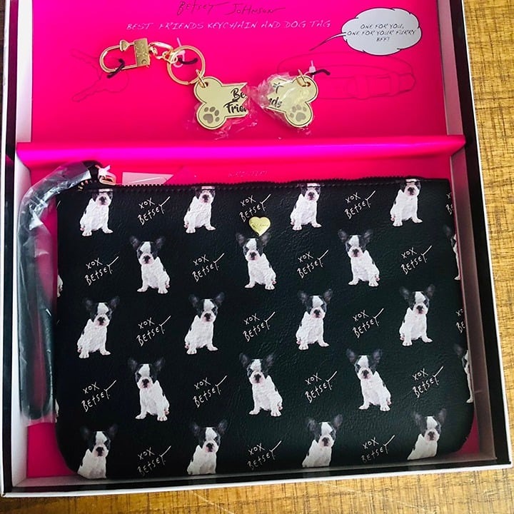 Betsey Johnson Wristlet And Dog Collar Charm NWT