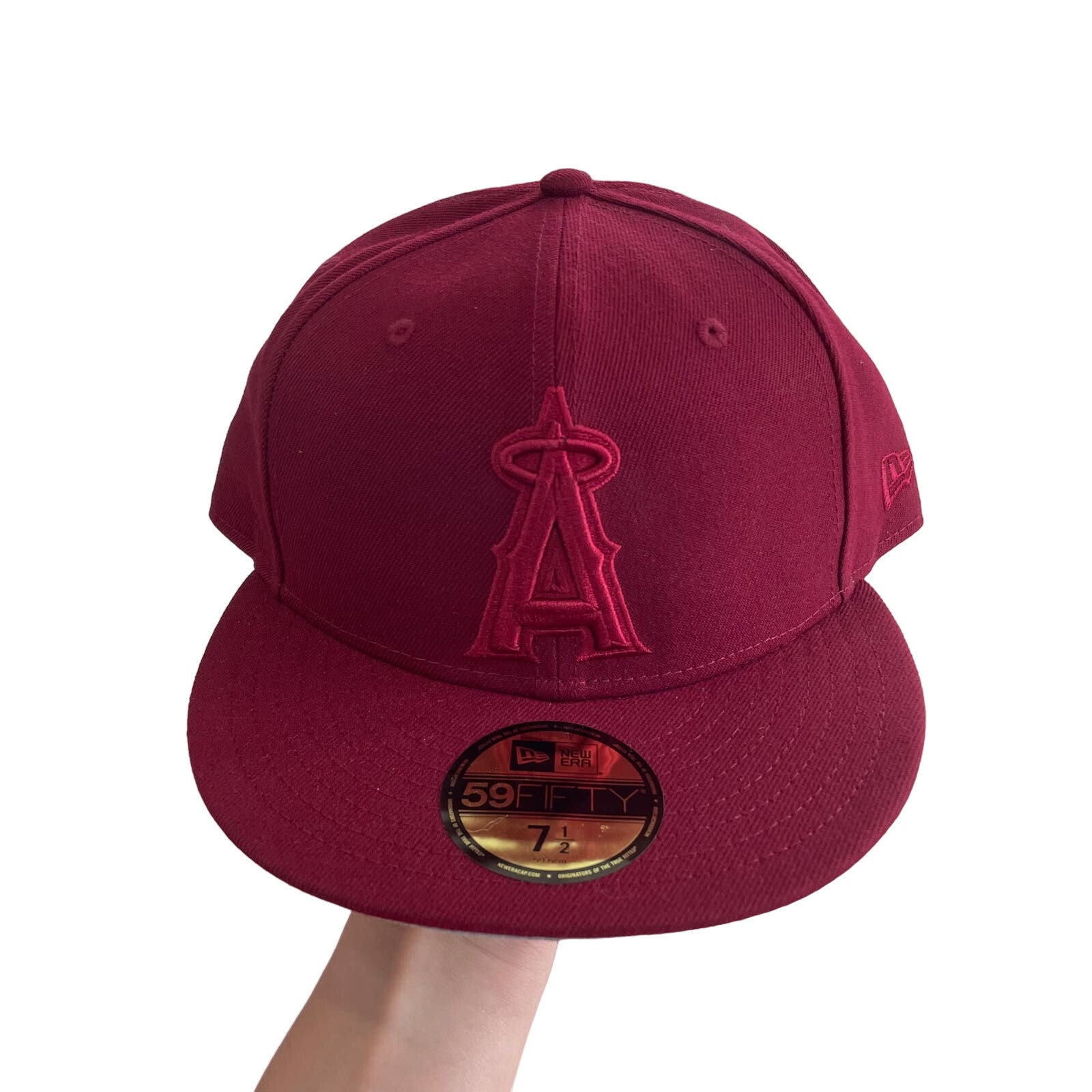 New Era Los Angeles angels tonal fitted hat 7 1/2