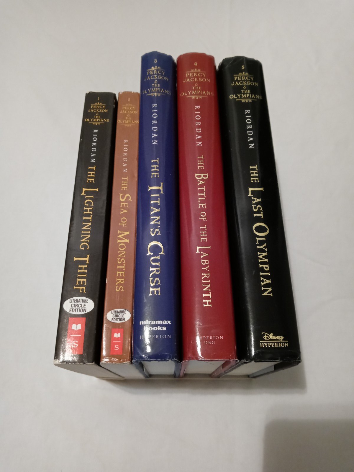 Percy Jackson & The Olympians 1-5 Book Set | Rick Riordan