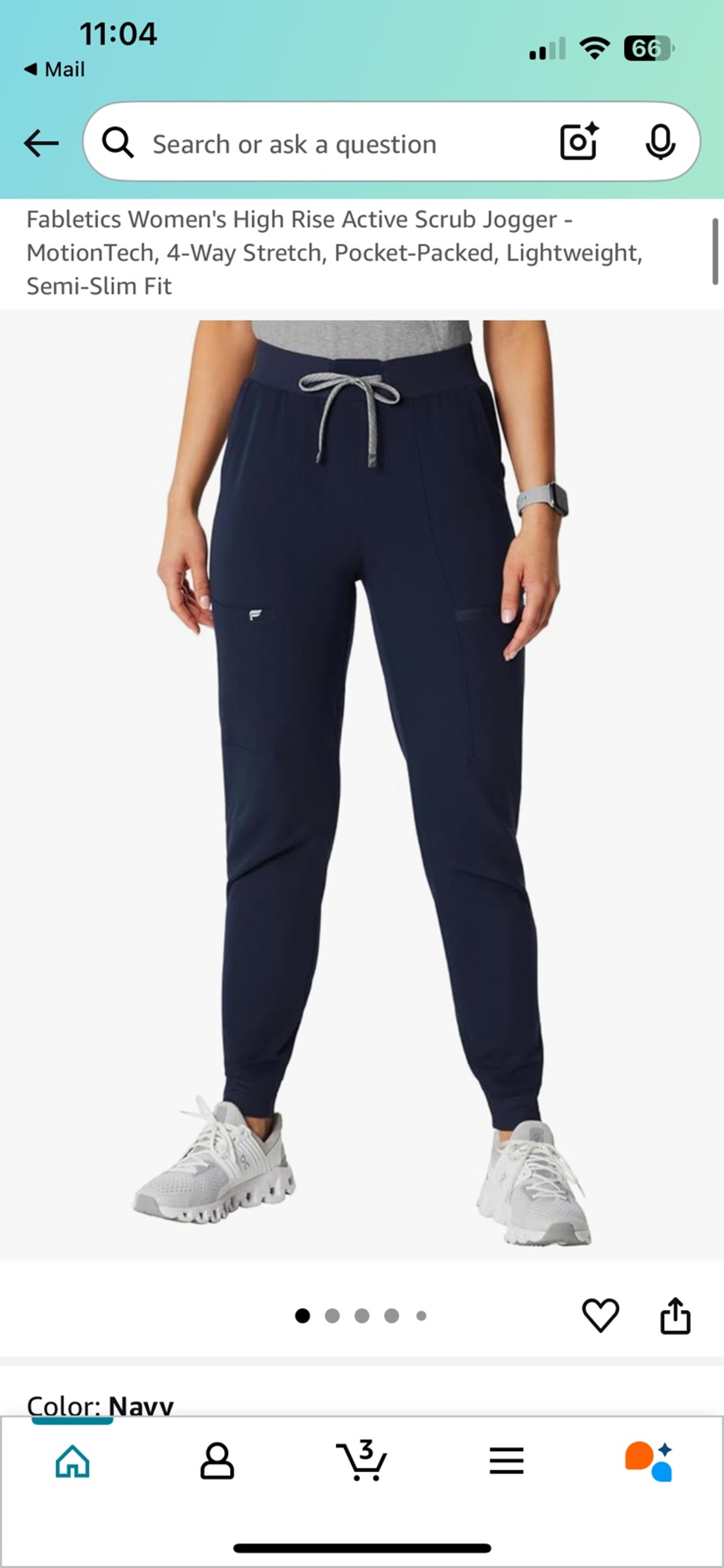 Fabletics XL jogger scrub pants