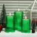 Flickering Light for St Patricks Day Home Decor-Green 3 Pack