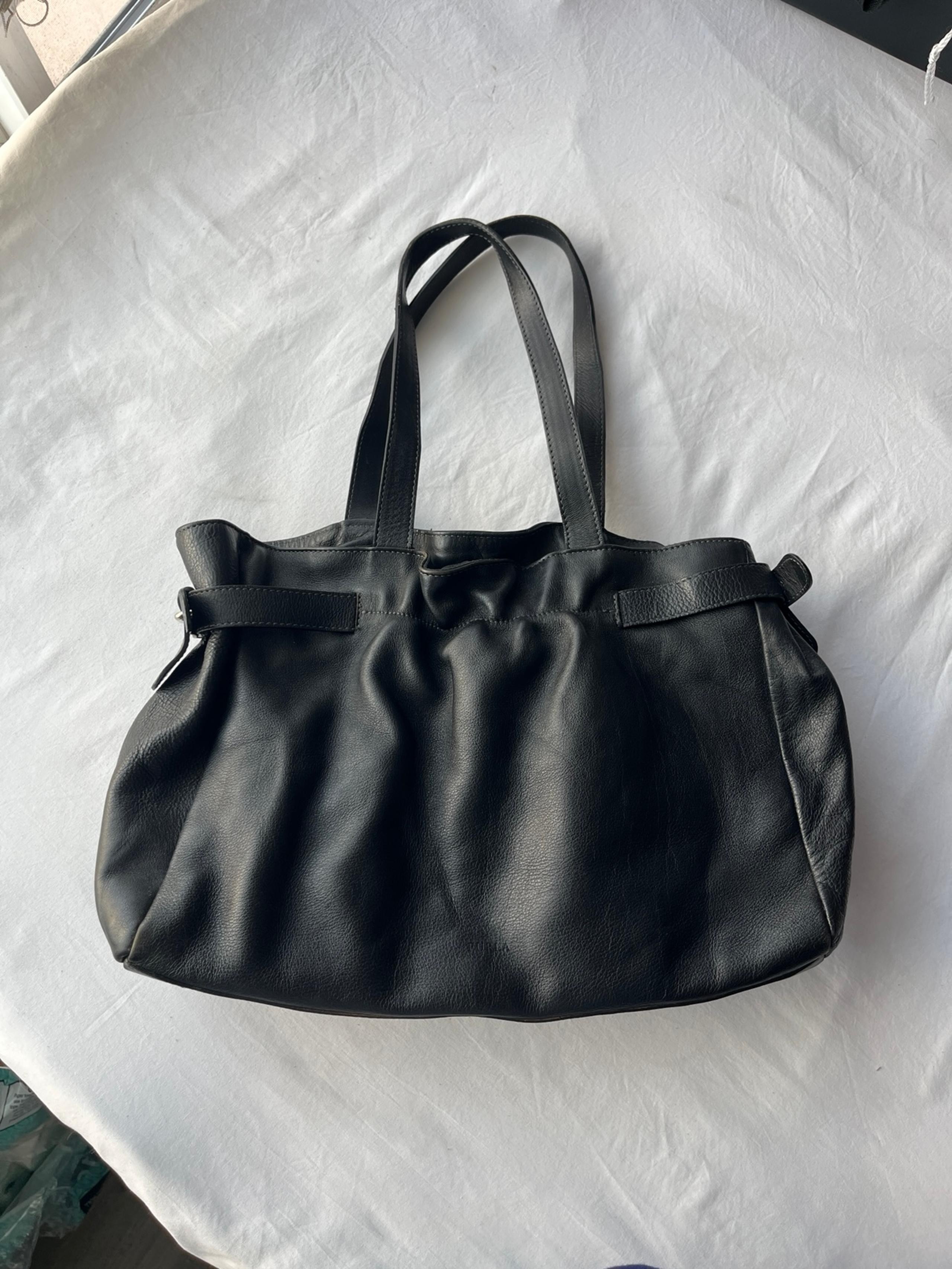furla black shoulder bag