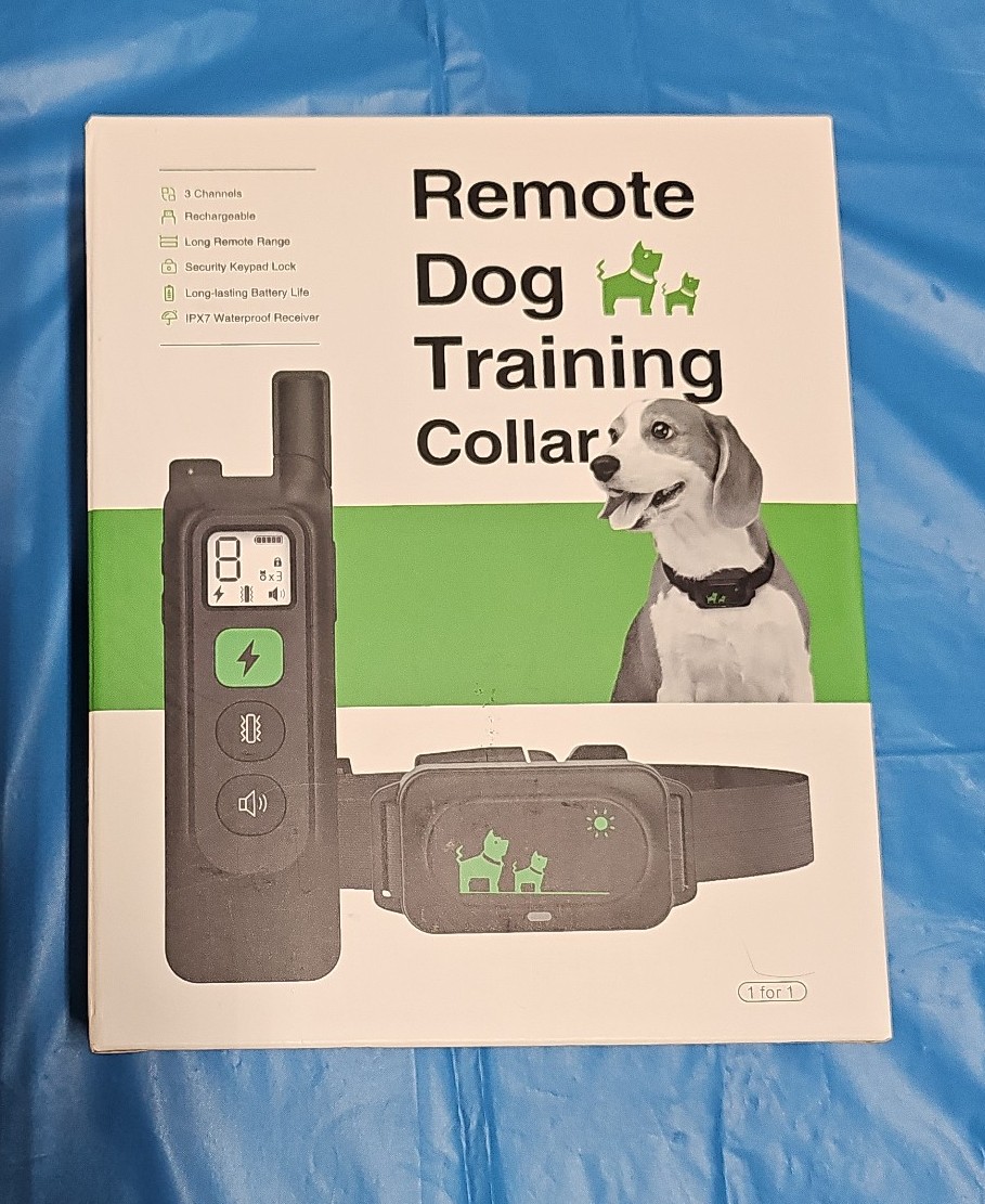 Remote dog training collar