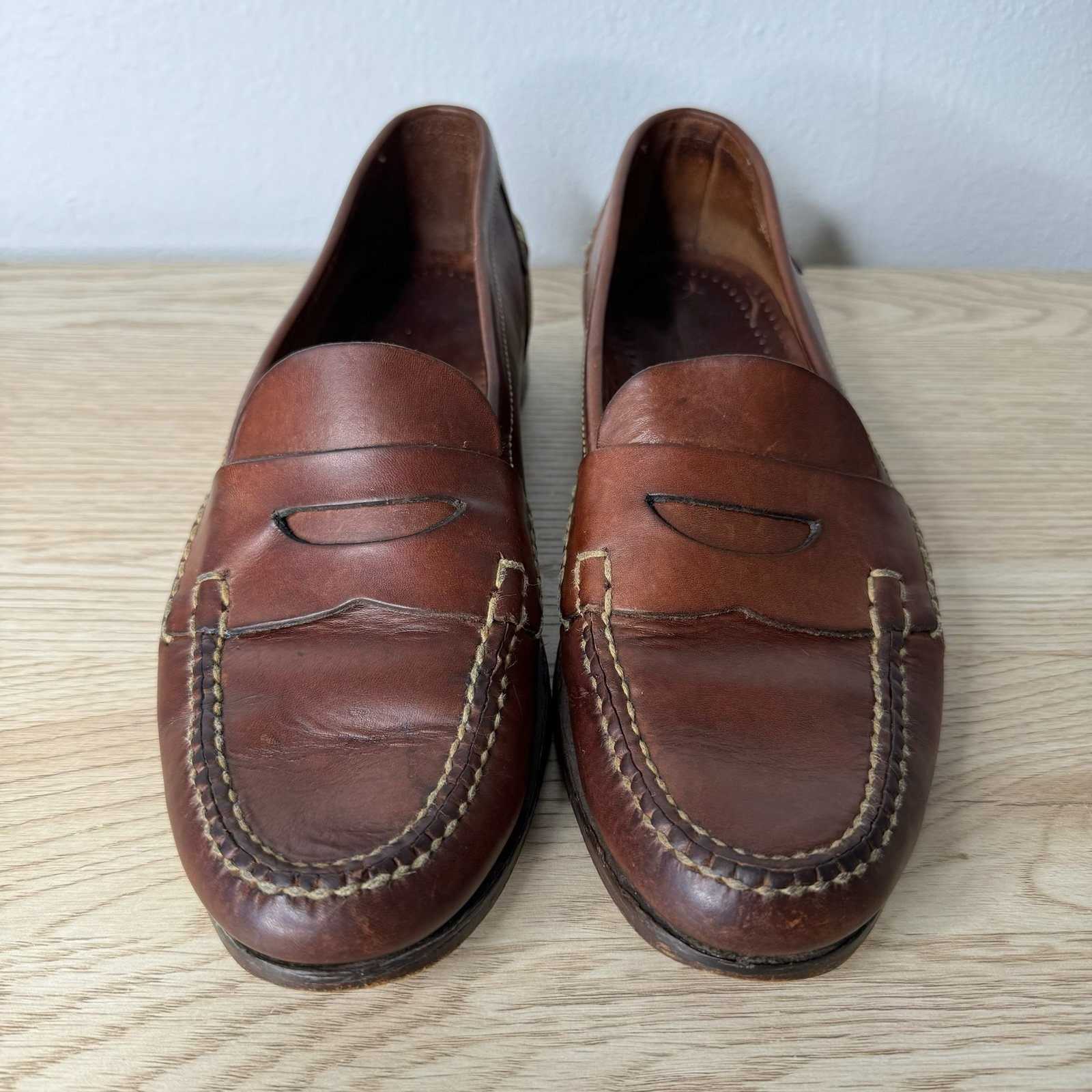 Cole Haan Country Brown Loafer Slides Mens Size 11.5 M Made in Brazil 2906