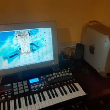Mac Pro G4 with Monitor and power cord KEYBOARD/MOUSE ARE NOT INCLUDED