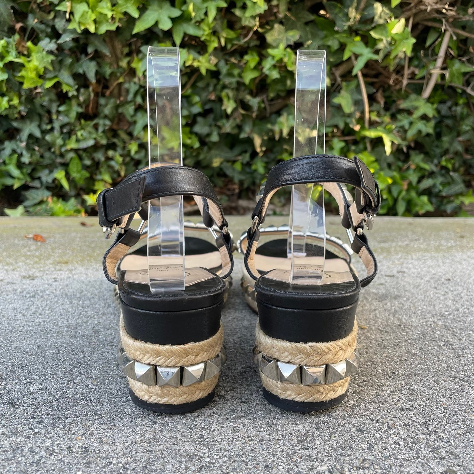 Christian Louboutin Cataclou 60 black leather platform
