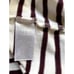 Everlane Women Long Sleeve Thin Burgundy Striped Tee Size XS, Heavy Weight Knit