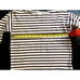 Everlane Women Long Sleeve Thin Burgundy Striped Tee Size XS, Heavy Weight Knit