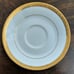 Noritake Essex 4 Gold Teacups & Saucers 4322 Contemporary Fine China.