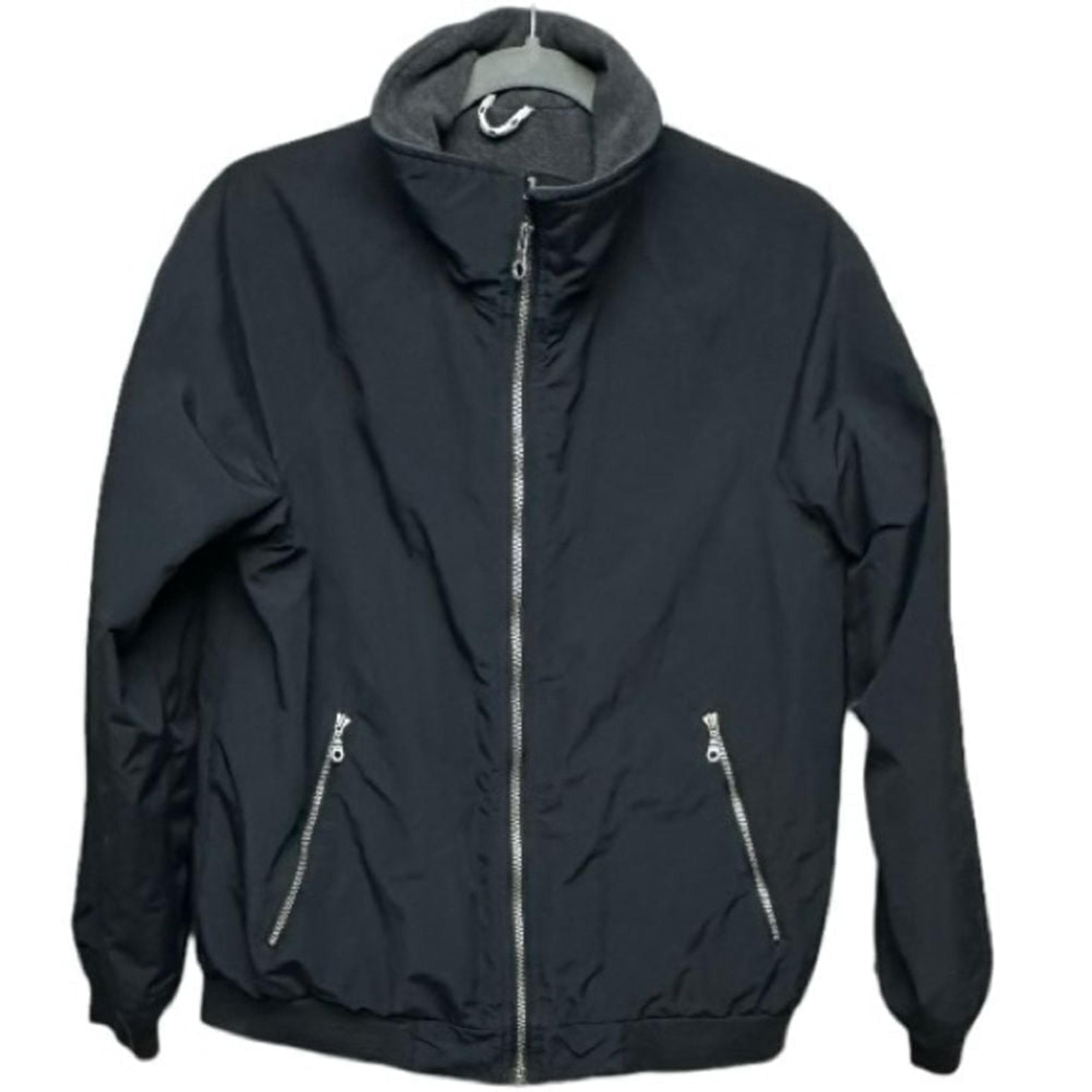 Lands End Outfitter Women's Black Classic Squall Jacket Size S Waterproof Fleece