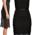 Bardot black lace dress size 6