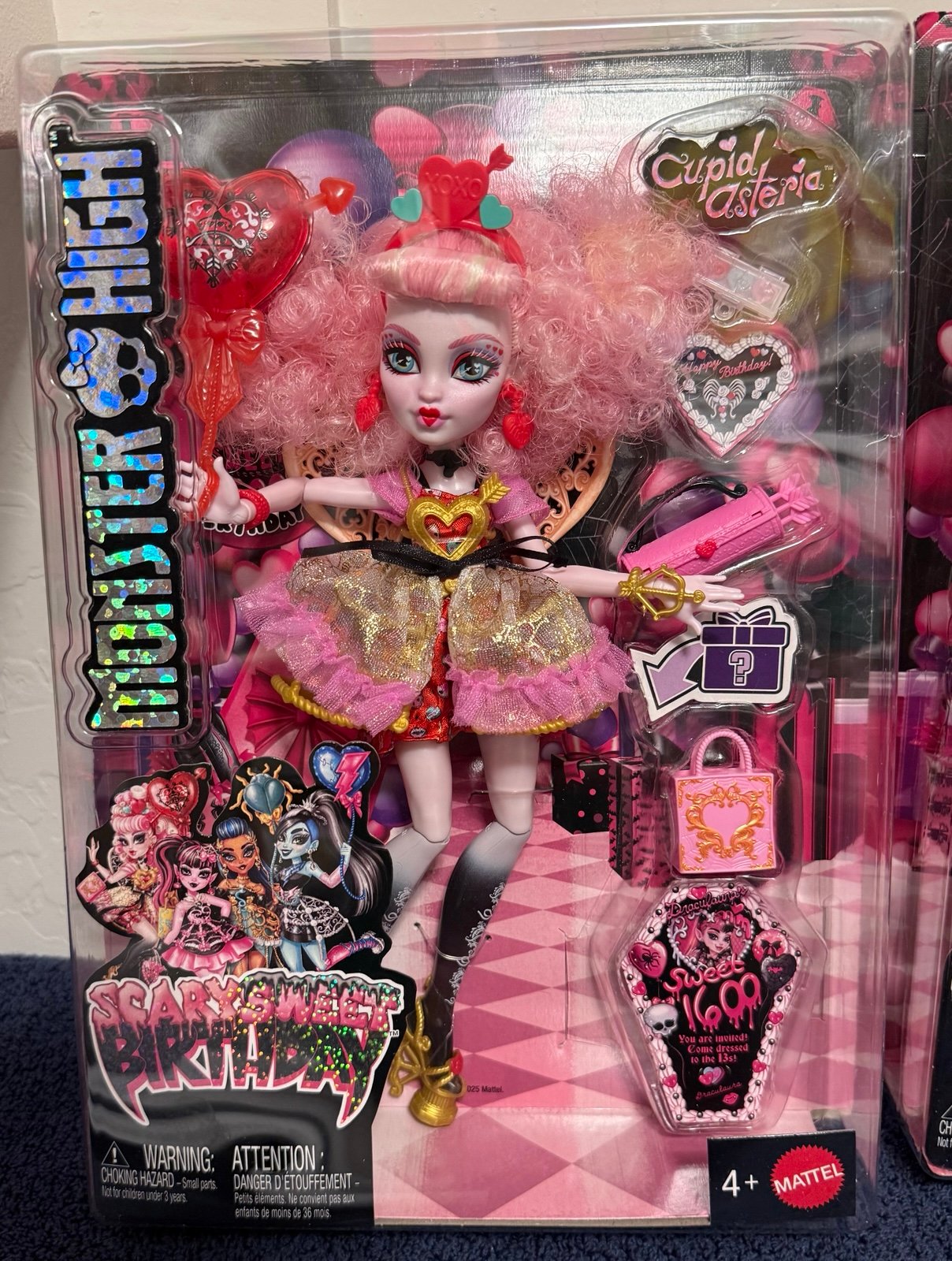 2025 Monster High Scary Sweet Birthday Fashion Doll Set of 4 In Hand NWT