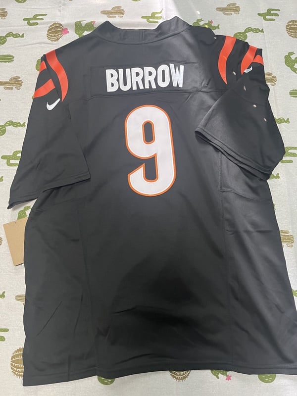 Nike Joe Burrow Black Cincinnati Bengals Jersey NFL
