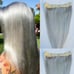 20 Hairband Hair Extensions Ash Blond
