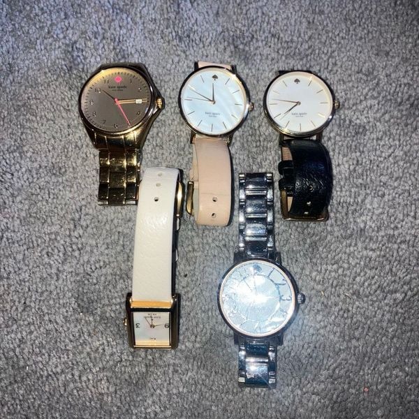 KATE SPADE GOLD WHITE SILVER WATCH LOT LADIES WOMEN
