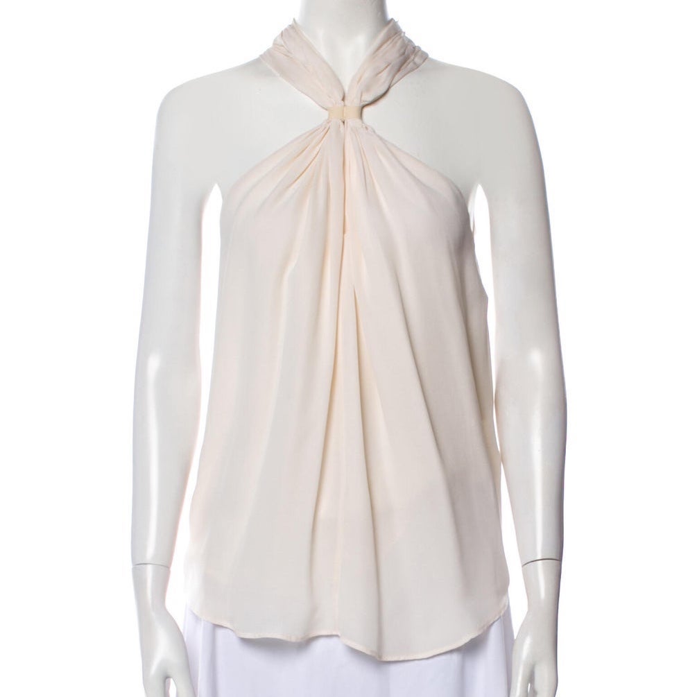 A.L.C. Silk Halter Blouse