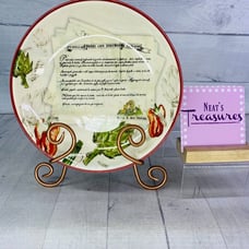 Williams Sonoma ITALIAN RECIPE FUSILLA Vegetables Red 9 Individual Pasta Bowl