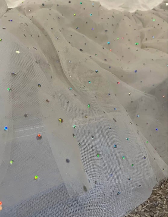 Pottery Barn Kids crib skirt