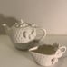 Grace’s Tea ware Porcelain Teapot & Creamer 1 qt Strawberry Teapot 1 C Creamer