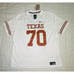 Nike UT Longhorns Football NCAA Personalized Ochoa #70 Icy White Jersey XXL