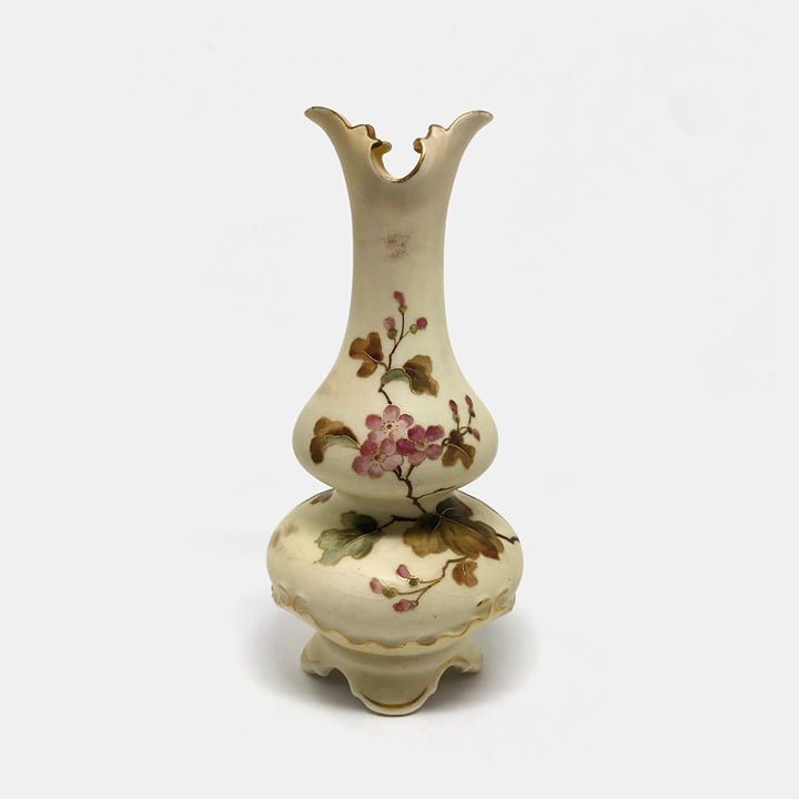 Antique Hand Painted Carlsbad Austria Porcelain Vase