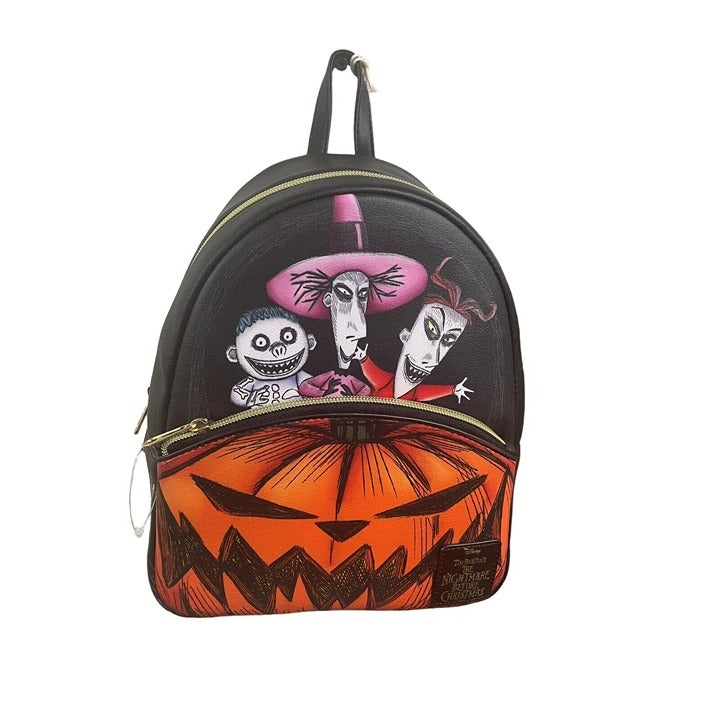 Loungefly Disney Nightmare Before Christmas Oogie's Boys Pumpkin Mini Backpack