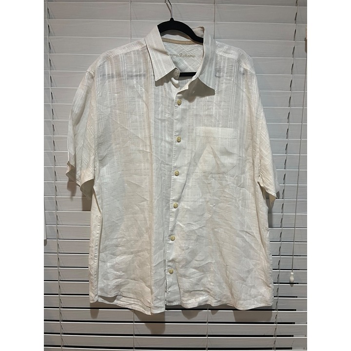 Tommy Bahama 100% Linen Button Up Shirt - Size XL