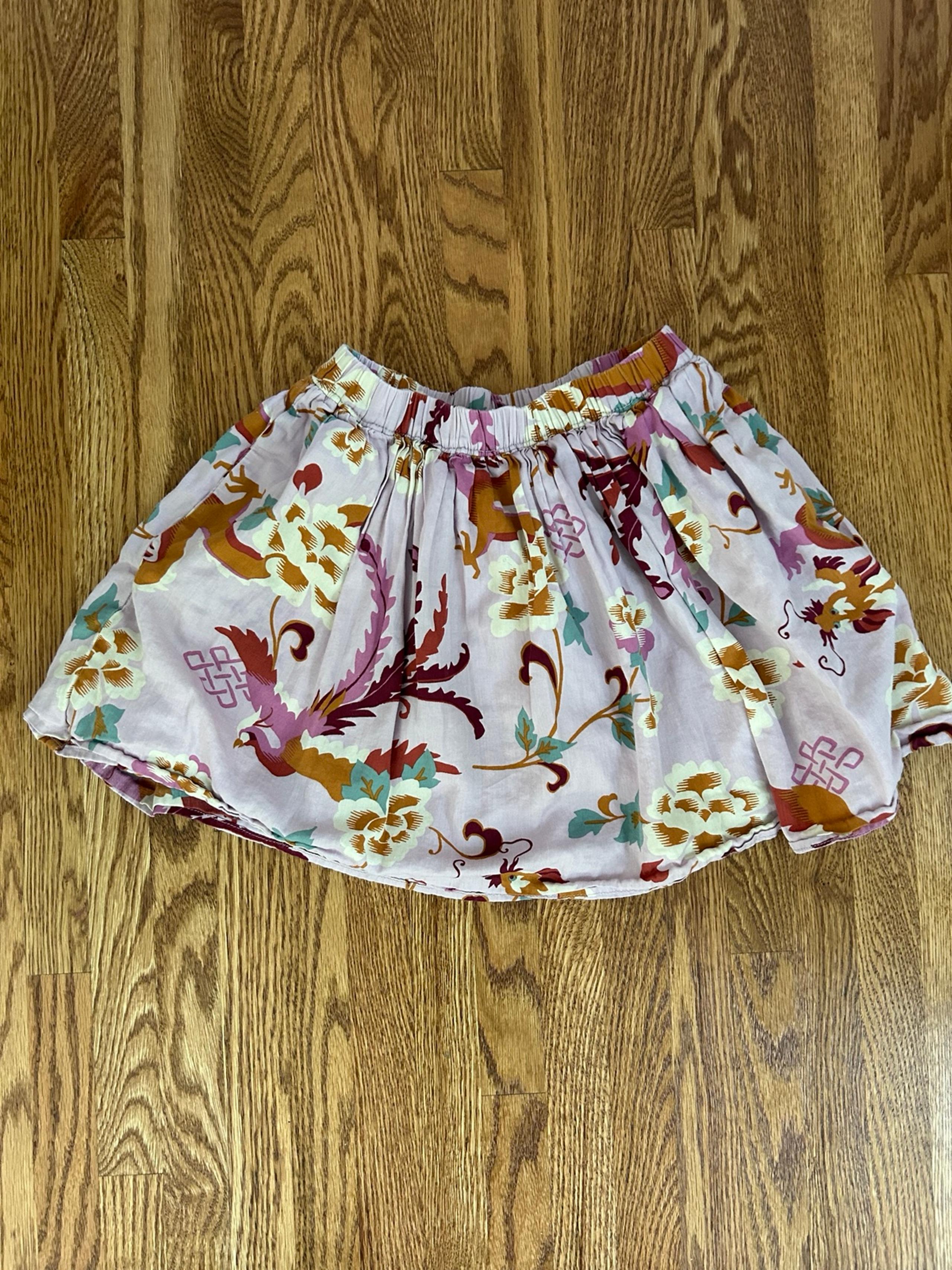Tea Collection Lavender Floral Skirt Size 6