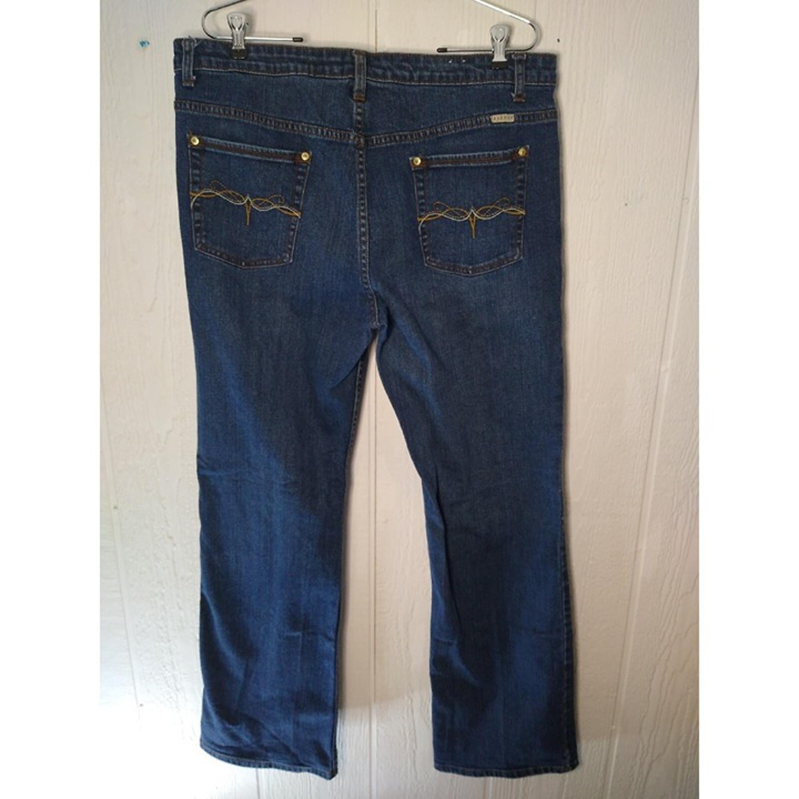 Vintage Lawman Jeans Women's Juniors 15/16 Straight Bootcut Embroidered Pocket