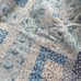 VTG '80's Log Cabin Cheater Quilt Spring Mills Inc 44 W X 132 L Blue NOS