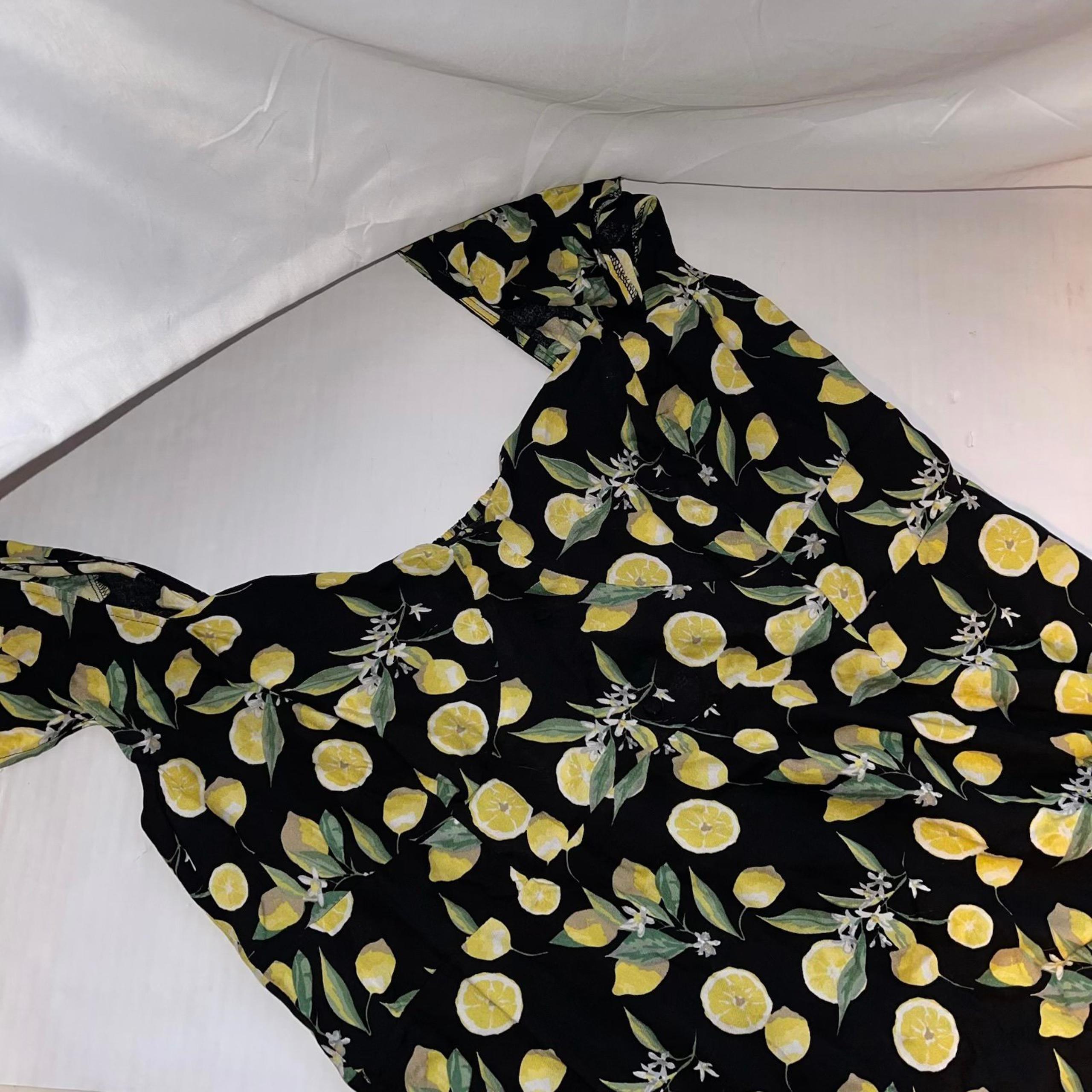 ASOS DESIGN Midi Sleeveless Dress Black Floral Print Size 16 Side Slit