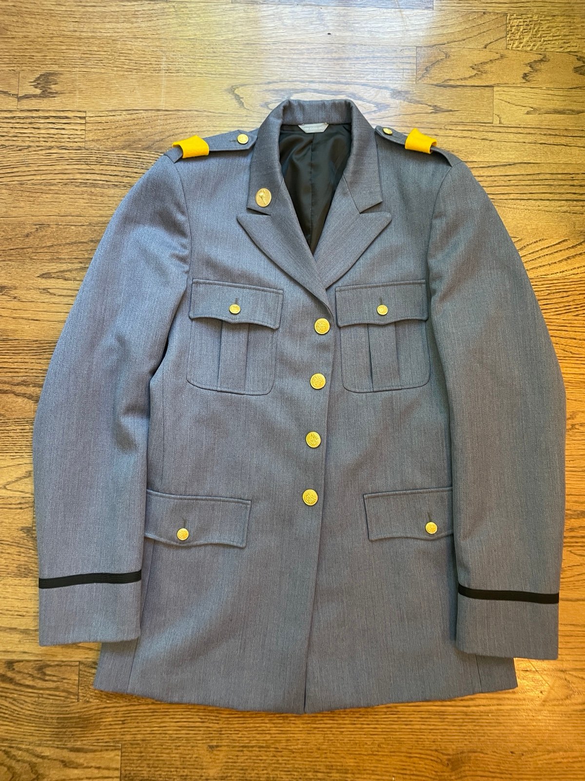 Vintage Camden Military Academy Men's JROTC Uniform Jacket Size 38L- RARE  This