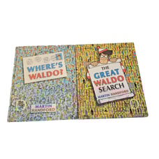 Where's Waldo? by Martin Handford 1987 & 1989 1st Edition 2 Hardcover Books