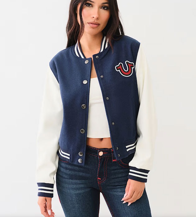 True religion TRUE TEAM VARSITY JACKET Size M