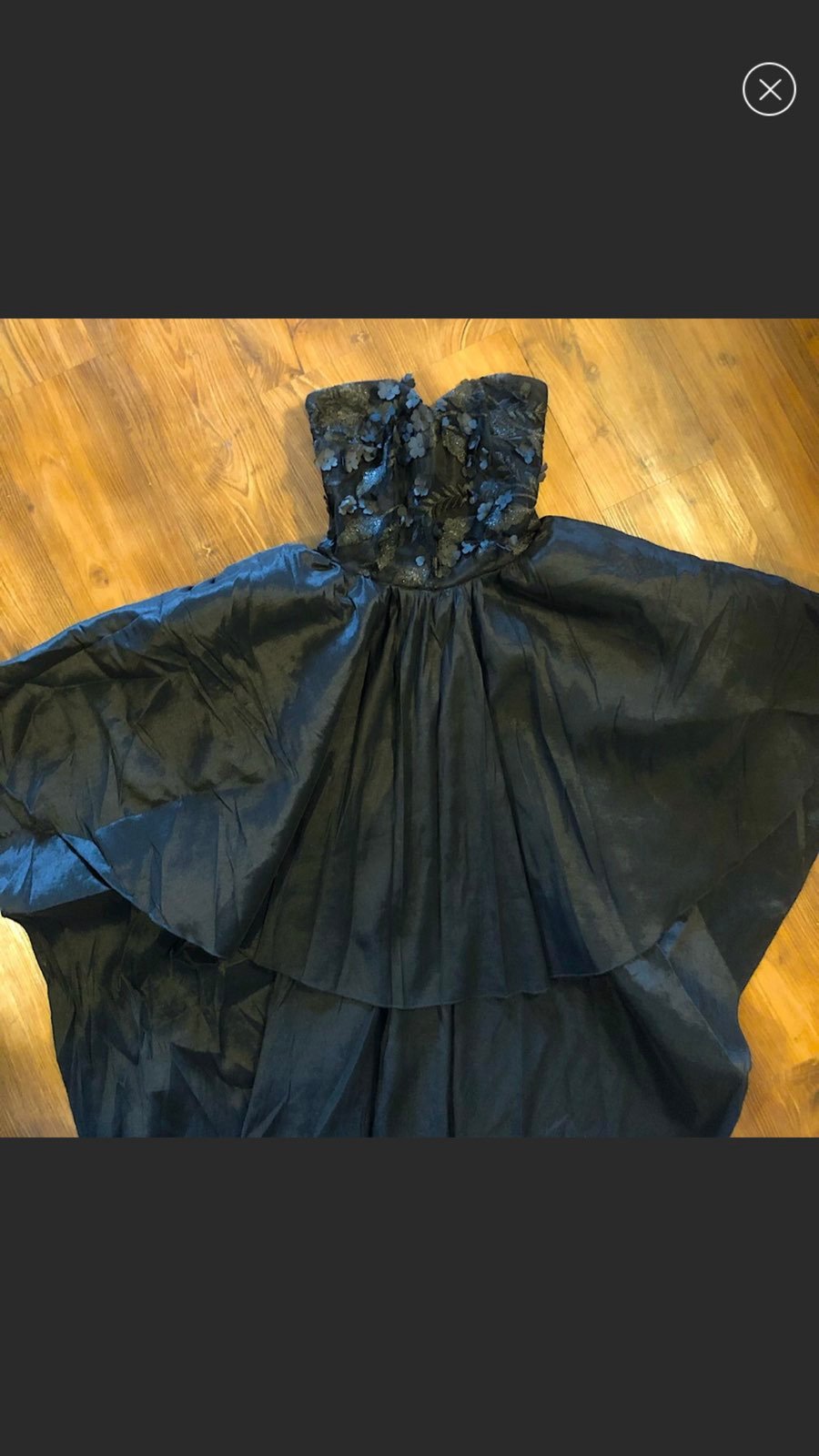 Low-High Strapless Dress