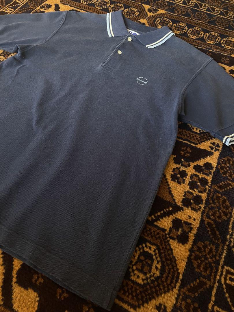 Rare 90s GOODENOUGH Navy S/S Polo Shirt