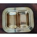 Vintage DIRILYTE Sectioned Serving Dish Solid Bronze - RARE