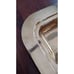 Vintage DIRILYTE Sectioned Serving Dish Solid Bronze - RARE