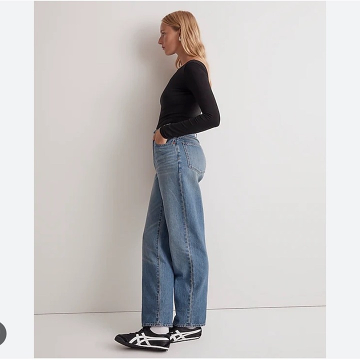 Madewell Baggy Straight Jeans Size 25