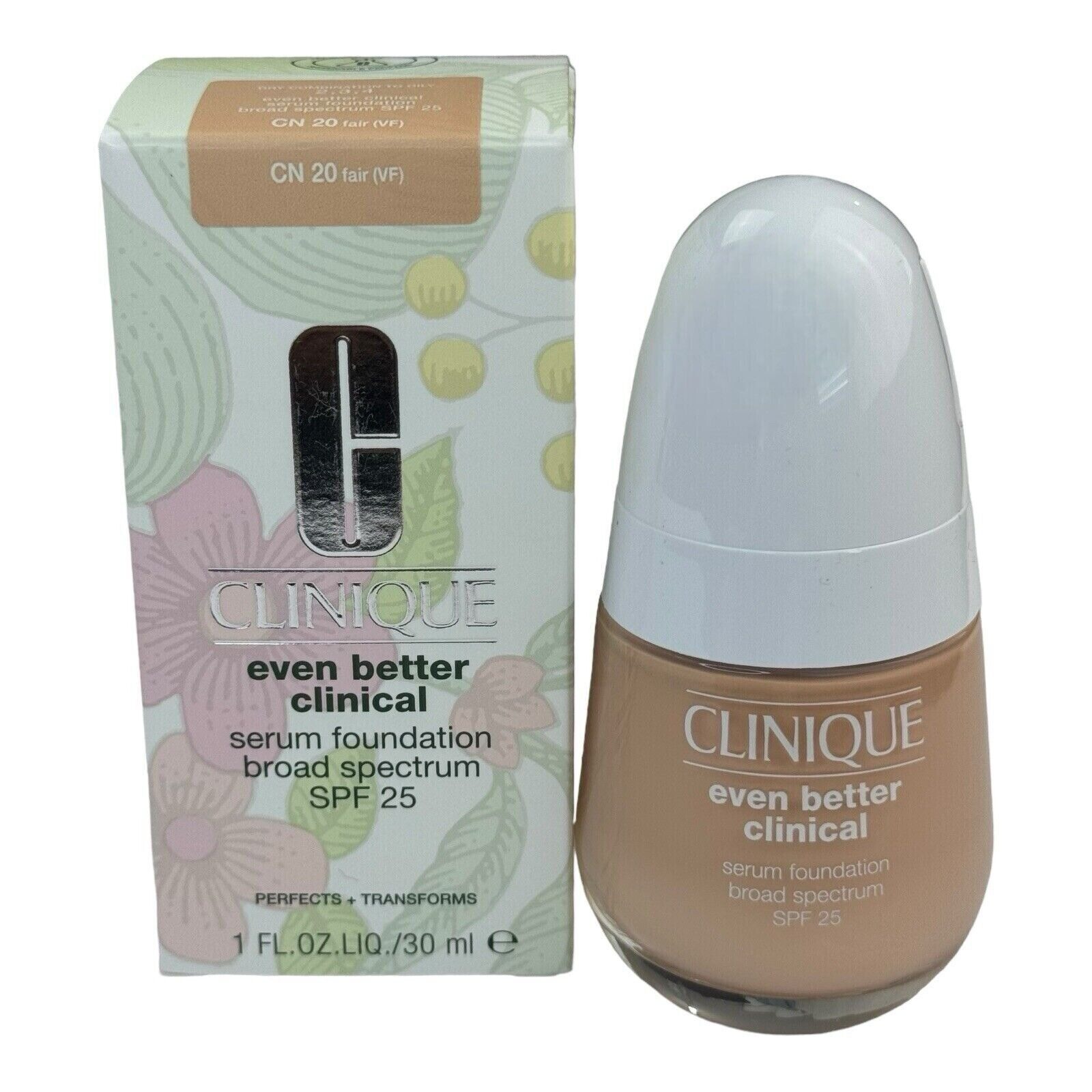 Clinique Even Better Clinical Serum Foundation CN 20 Fair Full Coverage Makeup