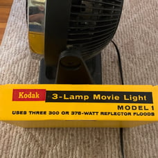 Kodak 3-Lamp Movie Light