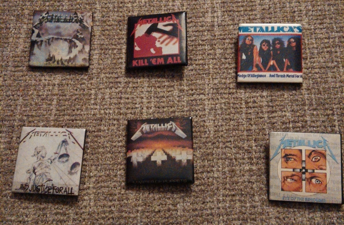 Metallica pins