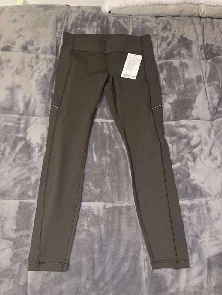 NWT Lululemon Speed Up Tight (Full-On Luxtreme 28 ) Dark Olive Size 12