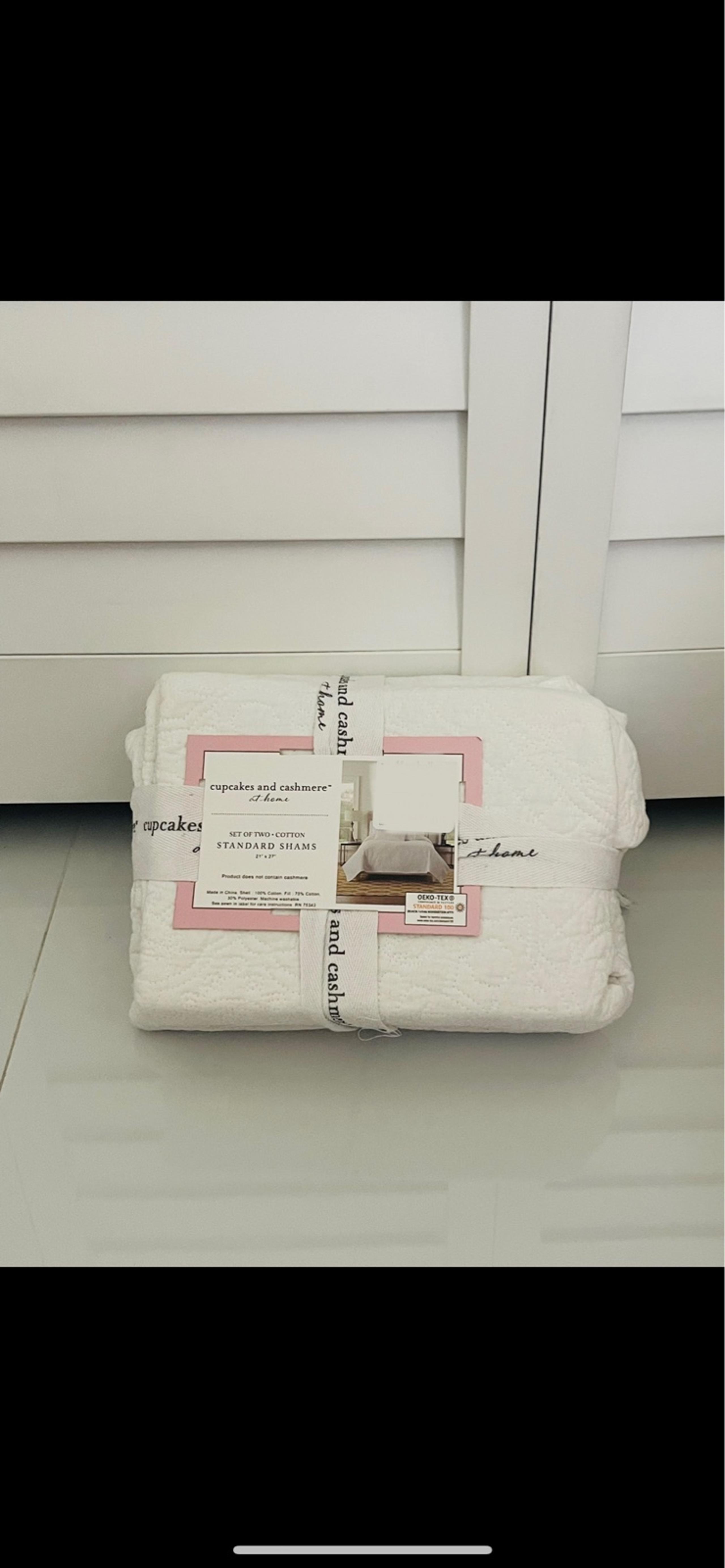 Cupcakes & Cashmere Quilted Standard Shams