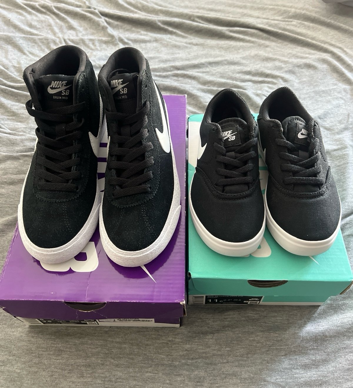 Nike SB high and low