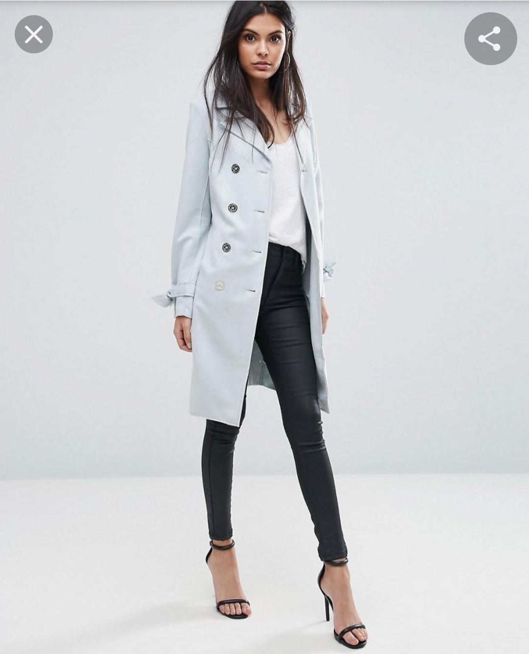 Lipsy Trench Coat Jacket Size 4