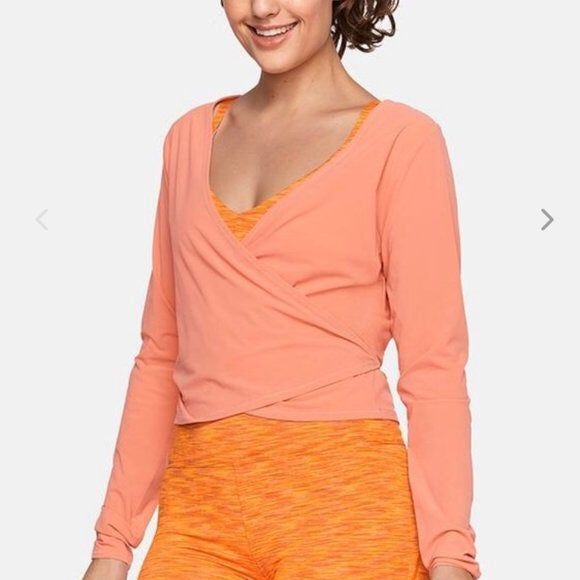 Outdoor Voices Wrap Top - Terracotta