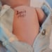 Vintage Porcelain Baby Doll - Hand Painted - Approximately 5 inches tall