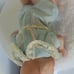 Vintage Porcelain Baby Doll - Hand Painted - Approximately 5 inches tall
